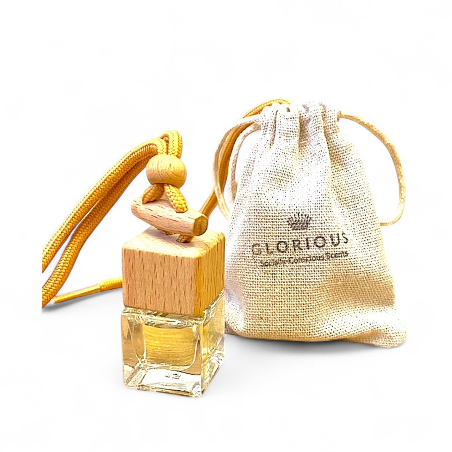Car Diffuser In Linen Pouch - Damson and Patchouli