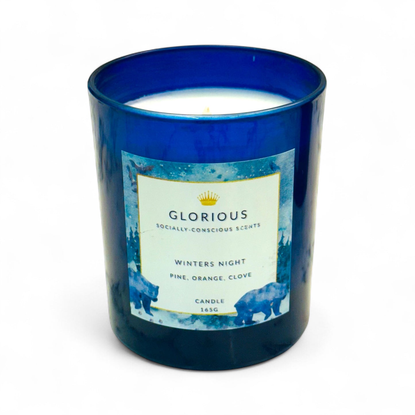 Winters Night Candle