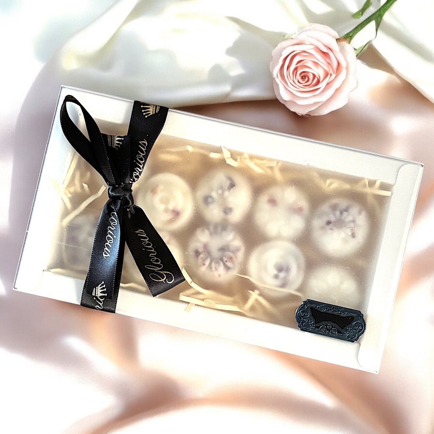Peppered Rose Botanical Wax Melts Gift Box Of 10