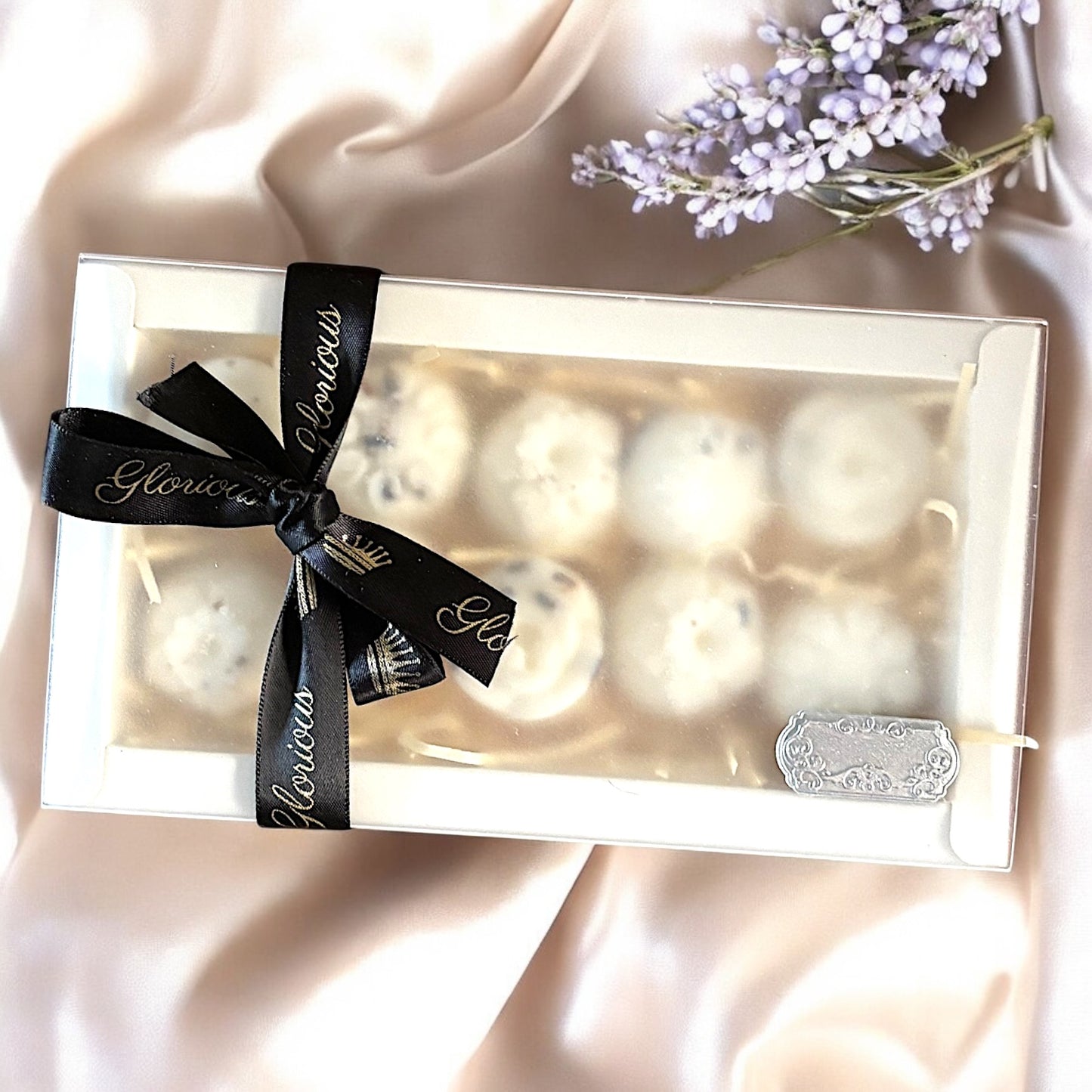 Gift Box of 10 Spa Day Lavender Botanical Wax Melts
