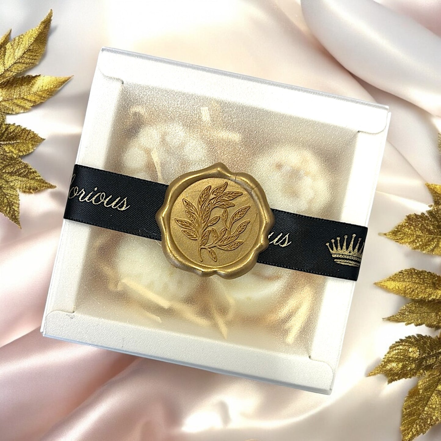 Lime Basil and Mandarin Gift Box Of 4 Luxury Botanical Wax Melts
