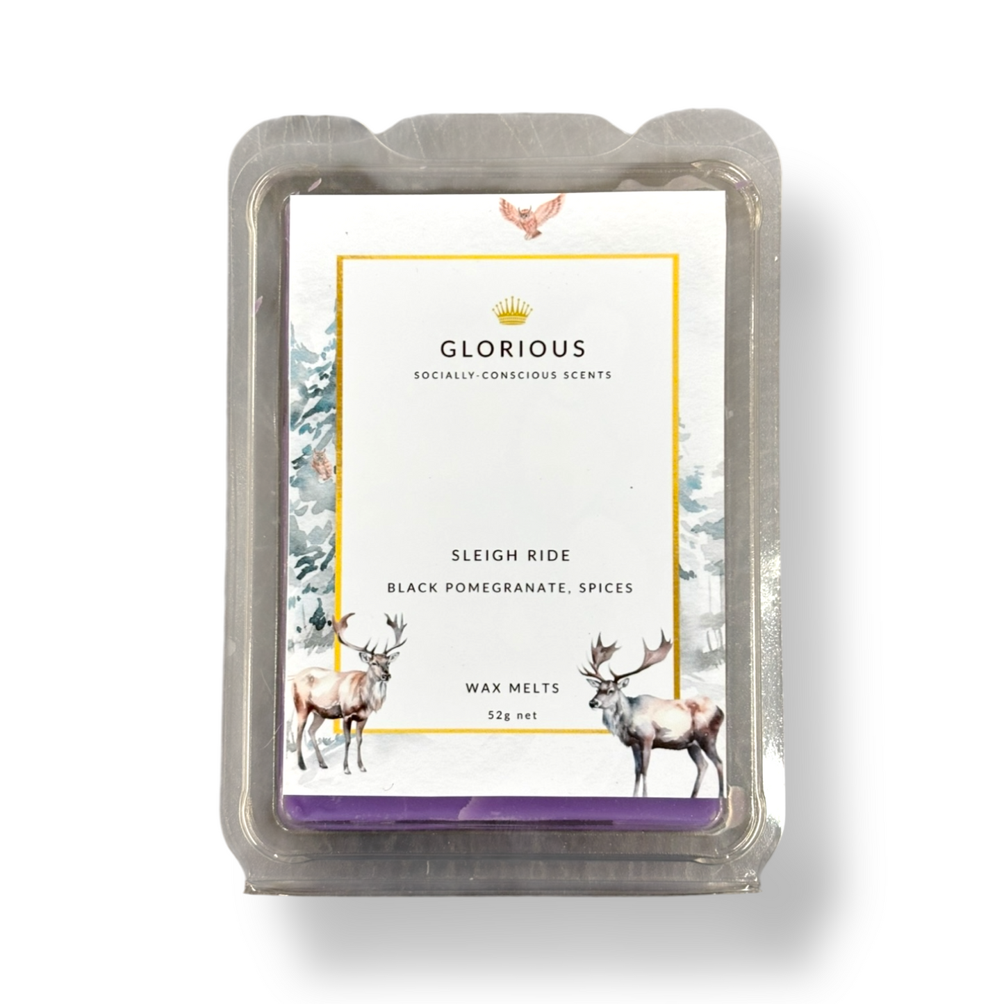 Sleigh Ride Wax Melts - With notes of Black Pomegranate and mixed spices