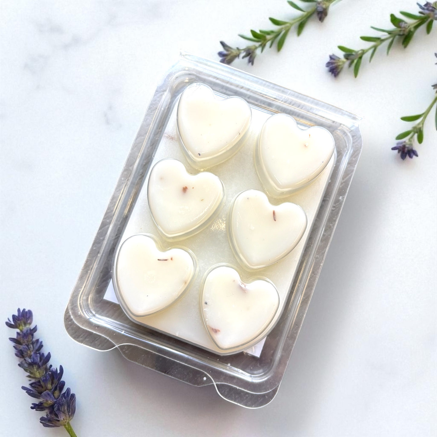 Peppered Rose Botanical Luxury Wax Melts - Clam