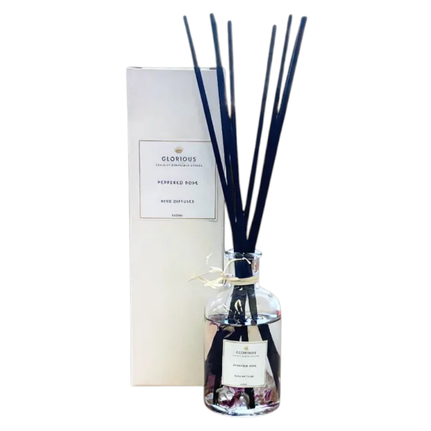Peppered Rose Luxury Reed Diffuser set