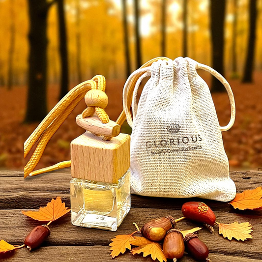 Car Diffuser In Linen Pouch - Damson and Patchouli