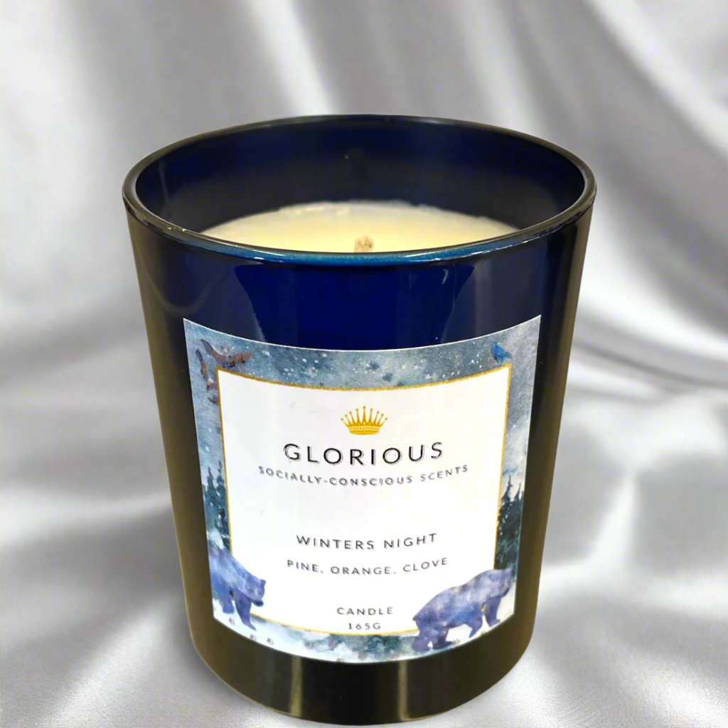 Winters Night Candle