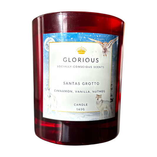 Santas Grotto Candle - with notes of Cinnamon, Vanilla and Nutmeg