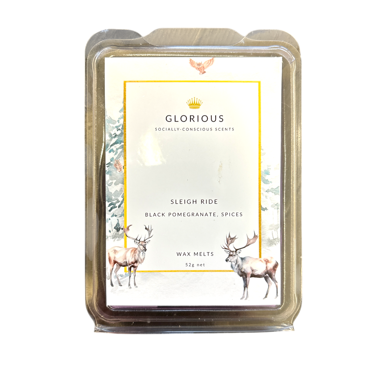 Sleigh Ride Wax Melts - With notes of Black Pomegranate and mixed spices