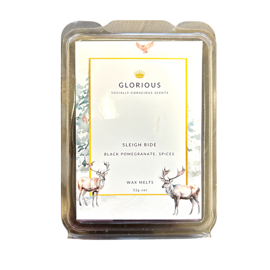 Sleigh Ride Wax Melts - With notes of Black Pomegranate and mixed spices