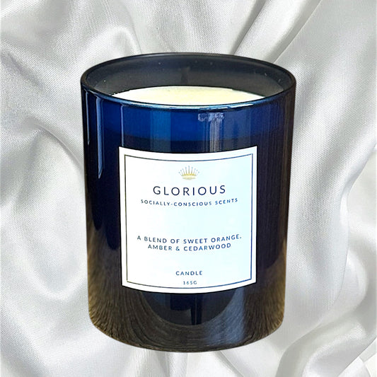 Sweet Orange, Amber and Cedarwood Candle
