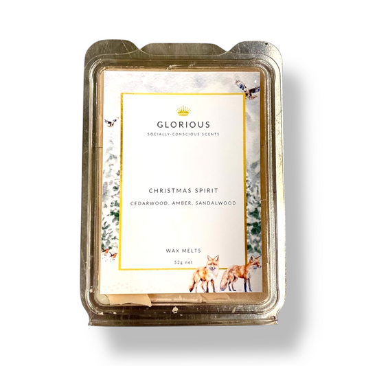 Cedarwood, Amber and Sandalwood Wax Melts - 'Christmas Spirit'