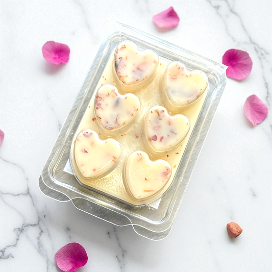 Peppered Rose Botanical Luxury Wax Melts - Clam