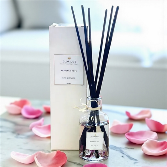 Peppered Rose Luxury Reed Diffuser set